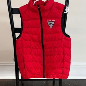 Kids Red Super Hero Quilted Vest